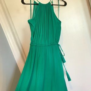 LOFT silky halter neck maxi dress